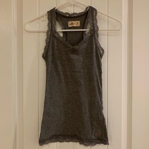 Hollister lace trim tank